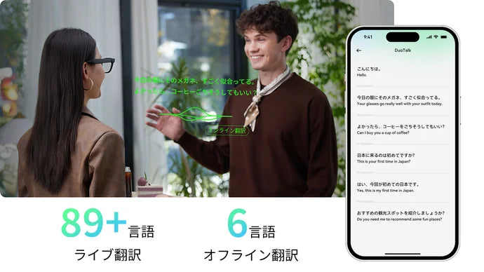 👓オフライン翻訳＆見て聞くだけで 字幕×音声 解説｜Rokid スマートAIグラス